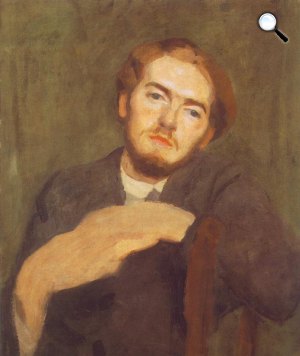Ferenczy Károly: Ferenczy Béni portréja, 1912 (Fotó: Wikiart)