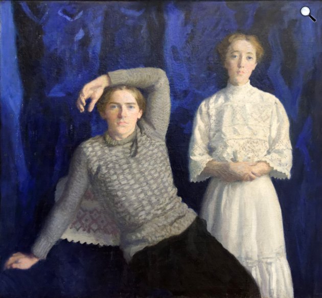 Ferenczy Károly: Béni és ikertestvére, Noémi (Fotó: Wikiart)