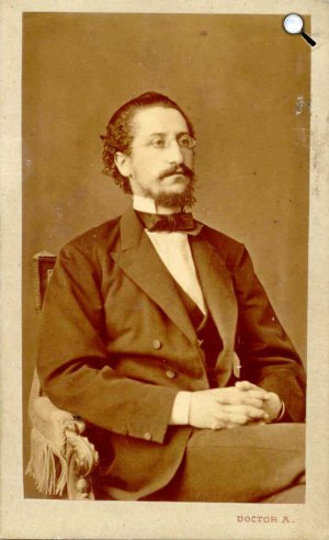 Goldziher Ignác (1850-1921) nyelvész, iszlám kutató (Fotó: OSZK)