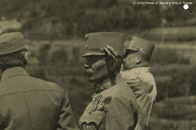 Svetozar Borojevic tábornok, Isonzónál (Fotó: Trieszti Múzeum)