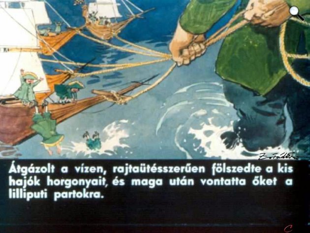 Zórád Ernő - Jonathan Swift: Gulliver Lilliputban 39. (Fotó: zoraderno.hu)