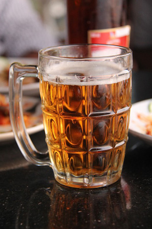Alkohol, sörös korsó