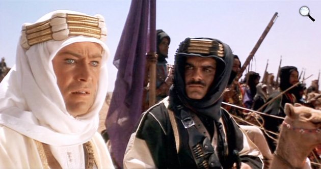 Arábiai Lawrence, Peter O'Toole és Omar Sharif (Fotó: Listal.com)