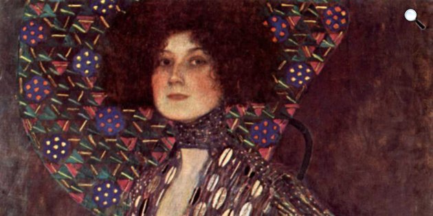 Gustav Klimt: Emilie Flöge portréja, 1902 (Fotó: Wikiart)