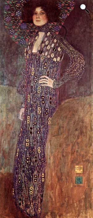 Gustav Klimt: Emilie Flöge portréja, 1902 (Fotó: Wikiart)