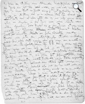  Franz Kafka A per kézirata (Fotó: kafka.org)
