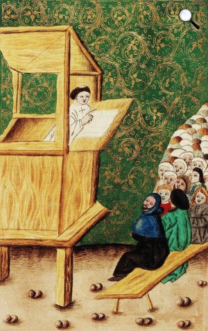 Husz János prédikál, 1490 (Fotó: Wikiart)