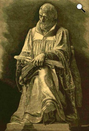 Mátray Lajos: Károli Gáspár (Fotó: OSZK)