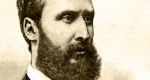 Eötvös Loránd portréja. Morelli Gusztáv metszete, 1889 (Fotó: OSZK)