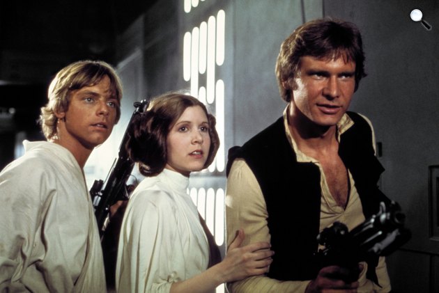 Star Wars,  Mark Hamill, Carrie Fisher, Harrison Ford, 