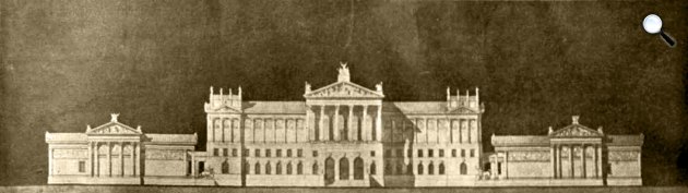 Schikedanz Albert, Herczog Fülöp Ferenc: A Szépművészeti Múzeum pályaterve, 1899 (Fotó: OSZK Képtár)