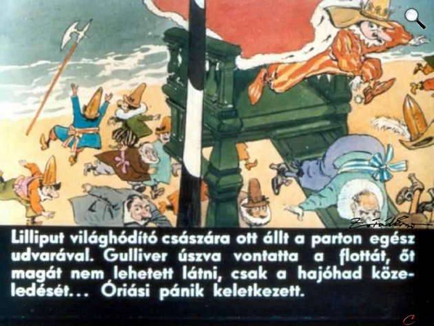 Zórád Ernő - Jonathan Swift: Gulliver Lilliputban 40. (Fotó: zoraderno.hu)