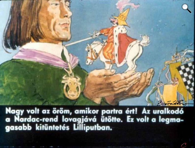 Zórád Ernő - Jonathan Swift: Gulliver Lilliputban 42. (Fotó: zoraderno.hu)