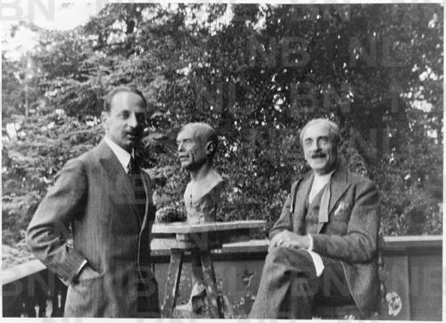 Rainer-Maria Rilke költő és Paul Valéry költő (Fotó: Wikipédia)