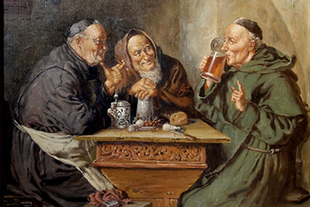 Söröző szerzetesek (Fotó: Flickr)