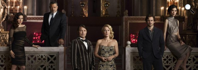 Hanibal sorozat, Laurence Fishburne, Mads Mikkelsen, Gillian Anderson, Hugh Dancy (Fotó: AXN)