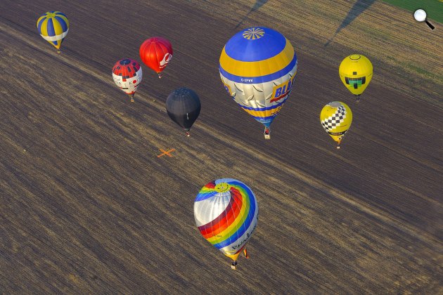 Hőlégballon Európa-bajnokság Debrecenben (MTI Fotó: Czeglédi Zsolt)