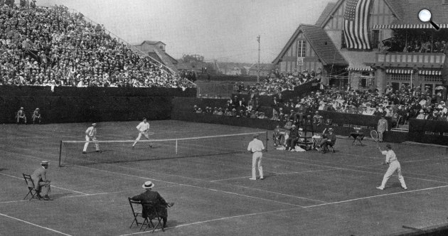 International Lawn Tennis Challenge (Davis Cup) döntője, 1914 (Fotó: Wikipédia)