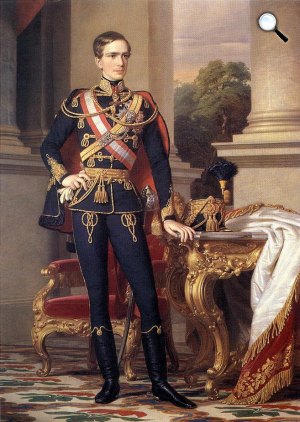 Barabás Miklós: I. Ferenc József osztrák császár, 1853 (Fotó: Wikiart)
