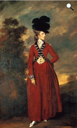 Joshua Reynolds: Lady Worsley, 1776 (Fotó: Wikiart)
