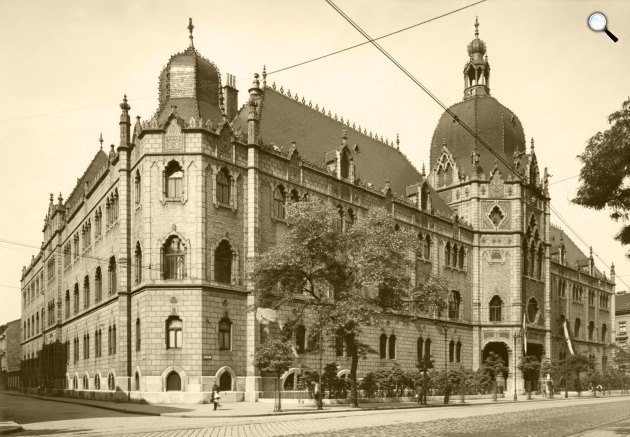 Lechner Ödön: Iparművészeti Múzeum, Üllői út 33-37., Budapest (Fotó: Fortepan)