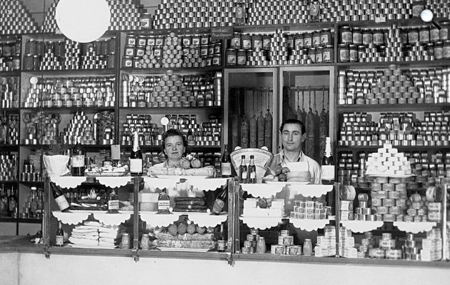 Népbolt, 1954, Budapest (Fotó: Fortepan)