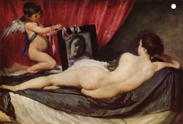  Diego Velázquez: Vénusz tükörrel, 1648 (Fotó: Wikiart)