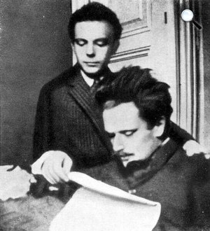 Bartók Béla és Kodály Zoltán, a Zeneakadémia két ifjú tanára, 1905 (Fotó: MEK.OSZK)