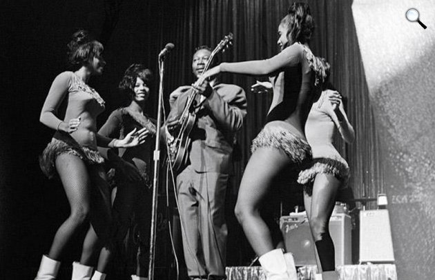 B.B. King blues zenész, 1963 (Fotó: Listal)