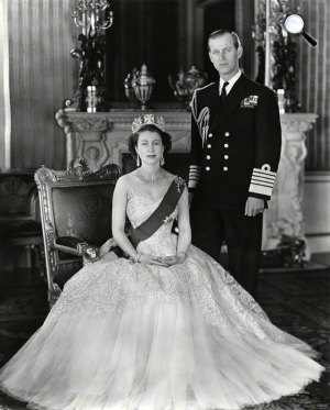 II. Erzsébet királynő és Fülöp herceg (Fotó: Listal)