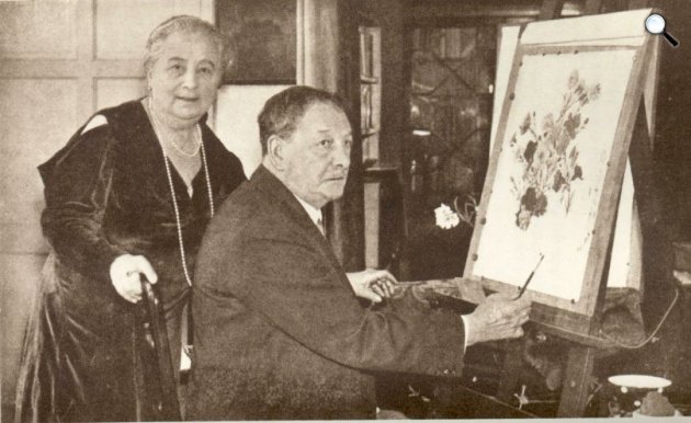 Orczy Enna bárónő és férje, Montague Barstow (Fotó: blakeneymanor.com)