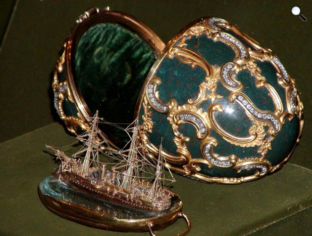Fabergé-tojás, Azov emlékére (Fotó: Wikipédia)