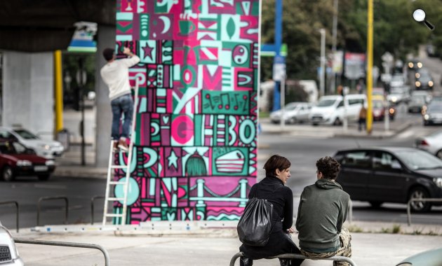 BAH-csomópont, Színes Város Budapest (Fotó: Farkas András)