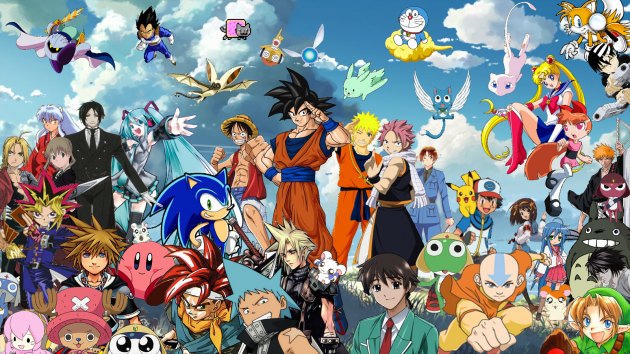 Anime szereplők (Fotó: listal.com)