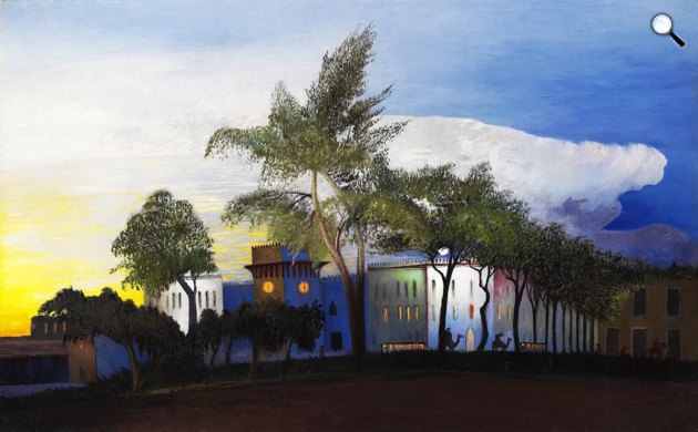 Csontváry Kosztka Tivadar: Kairói pályaudvar (Fotó: Kielsebach Galéria)