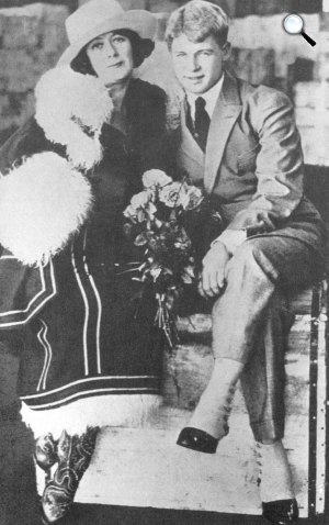 Isadora Duncan táncosnő és Szergej Alekszandrovics Jeszenyin költő (Fotó: Wikipédia)