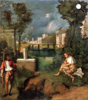 Giorgione da Castelfranco: A vihar, 1507 (Fotó: Wkiart)