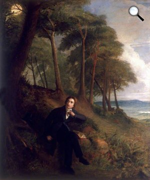 John Keats a szabadban (Fotó: Wikiart)