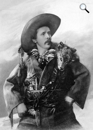 Karl May, Old Shatterhand kosztümben (Fotó: Alois Schießer / karl-may-gesellschaft.de)