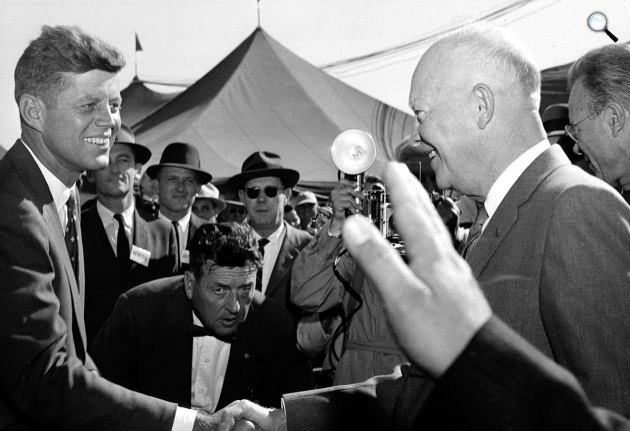 Dwight D. Eisenhower az Egyesült Államok 34. elnöke és utóda, John F. Kennedy (Fotó: jfklibrary.org)