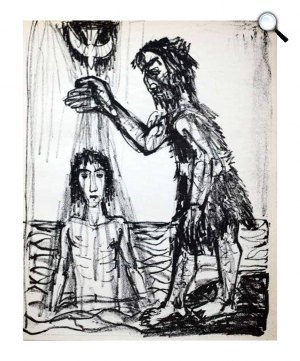 Otto Dix: Jézus megkeresztelése