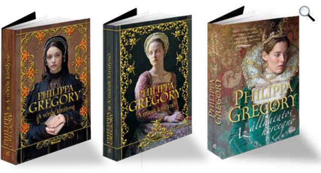 Philippa Gregory könyvek (Fotó: Cartaphilus)