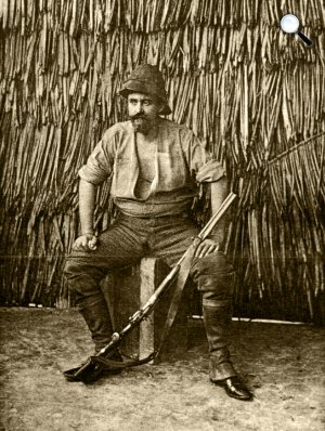 Gróf Teleki Samu afrikai útján - Eredeti afrikai fénykép után (Fotó: Vasárnapi Ujság/OSZK) 