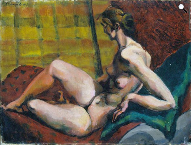 Tihanyi Lajos: Akt, 1918 (Fotó: MNG)