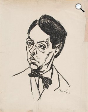 Tihanyi Lajos Márai Sándor portréja, 1924 (Fotó: MNG)
