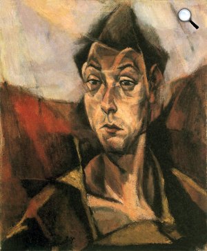 Tihanyi Lajos: Önarckép, 1912 (Fotó: MNG)