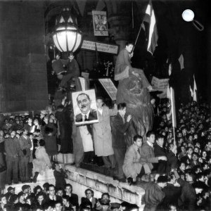 1956. október 23. forradalom, Budapest (MTI Fotó)