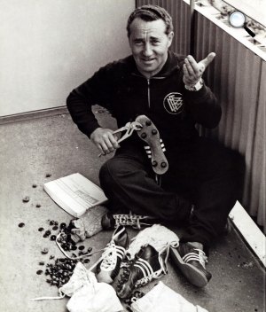 Adolf Dassler, az Adidas cég alapítója (Fotó: listal.com)