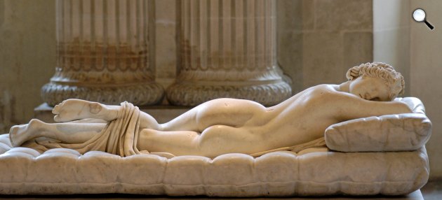 Giovanni Lorenzo Bernini: Alvó hermafrodita, 1619 (Fotó: Louvre)