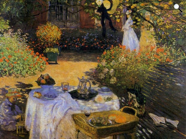 Claude Monet: A reggeli, 1873 (Fotó: Wikiart)